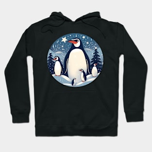 Penguin in Ornmament , Love Penguins Hoodie